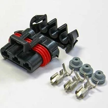 Longyue 10Kit 3 штифт Metri-Pack 630 VHD Водонепроницаемый гнездовой разъем вентилятор охлаждающей жидкости соединения двигателя сторона-86/87