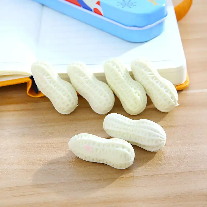 Children Lovely Rubber School Supplies Cartoon Stationery Cute Peanut Eraser Children Lovely Rubber School Supplies Cartoon Stationery Cute Peanut Eraser