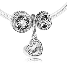 Браслеты с застежкой с 3 бусинами в комплекте стерлингового серебра 925 пробы ювелирные изделия