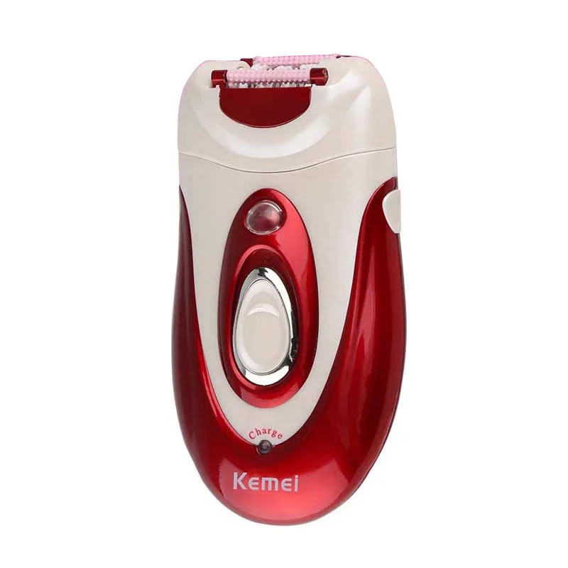 

-Kemei KM-1888 3 in 1 Professional Lady Rechargeable Epilator Depilator Hair Trimmer Shaver Hair Removal for Body Face Undera