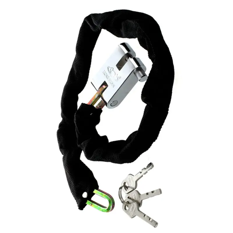 132cm Reinforced Metal Heavy Motorbike Motorcycle Bicycle Chain Lock