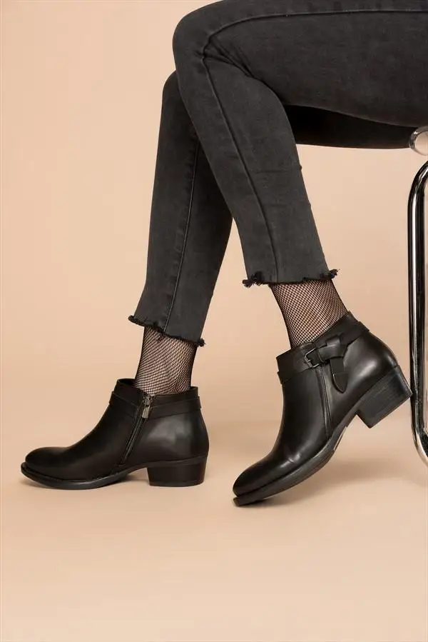 Pearl Genuine Leather Suede the Process Women 'S Boots 120130001375 |
