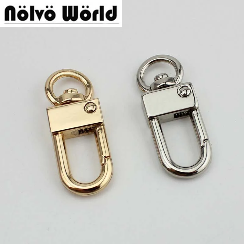 50pcs high quality 5 colors 9mm top ending gold silver tone trigger snap hook clasp metal clip swivel dog leash hardware owner 52567 18 hooked snap swivel 9 шт