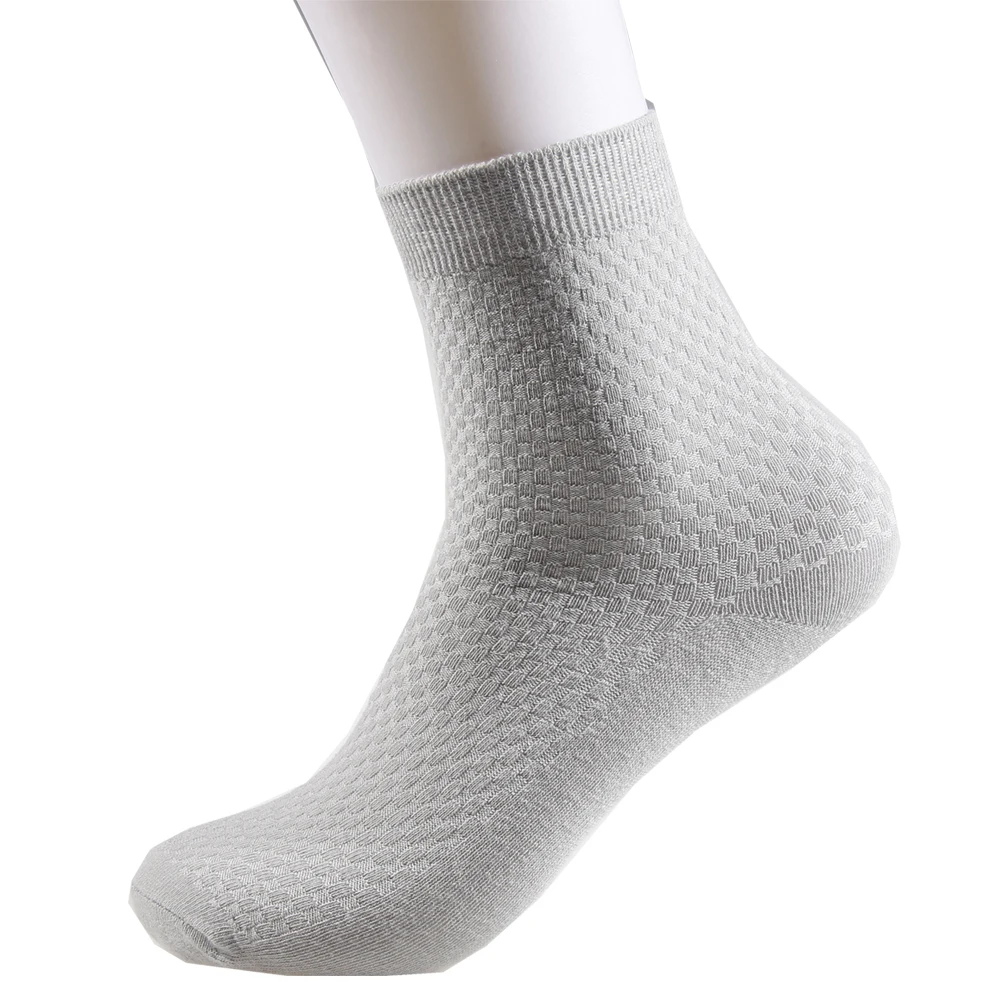 1pcs High Quality Bamboo Fiber Men's Sock Gifts for Men Business Casual Breatheable Man Sock Soft Spring and Summer Sock for Men