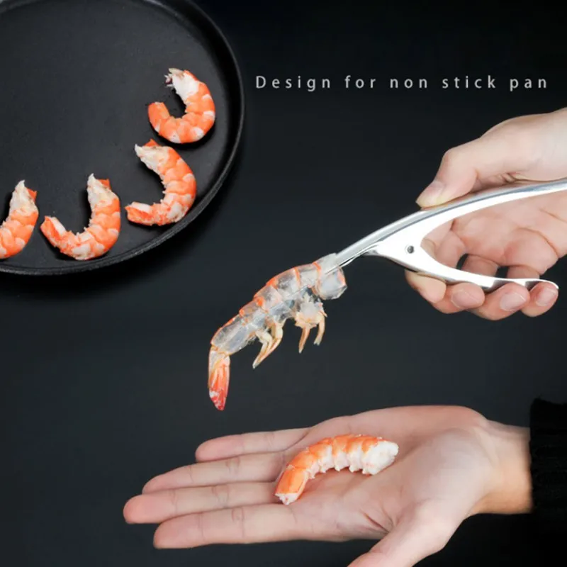 Prawn Peeler Stainless Steel Shrimp Deveiner Peeler Device Creative