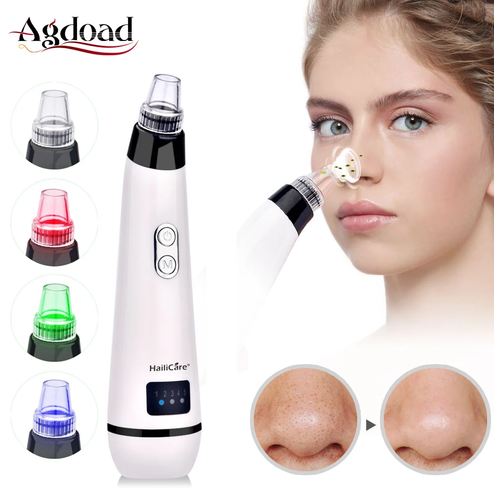 

Facial Massage Blackhead Vacuum Suction Pore Cleaner Blackhead Acne Removal Tools 3 Colors Light Photon Rejuvenation Skin Care