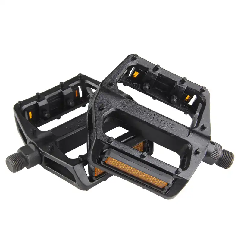 Wellgo Aluminum Alloy Platform Pedal Set 9//16/" Mountain Bike Bicycle Pedals