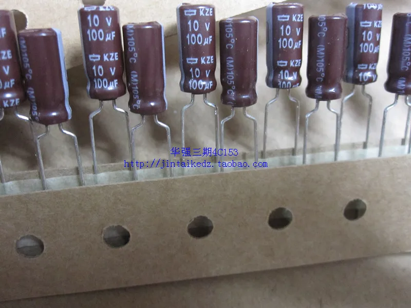 

30PCS/50PCS Imported Japan NIPPON electrolytic capacitor 10V100UF 5X11 high frequency low resistance long life KZE free shipping