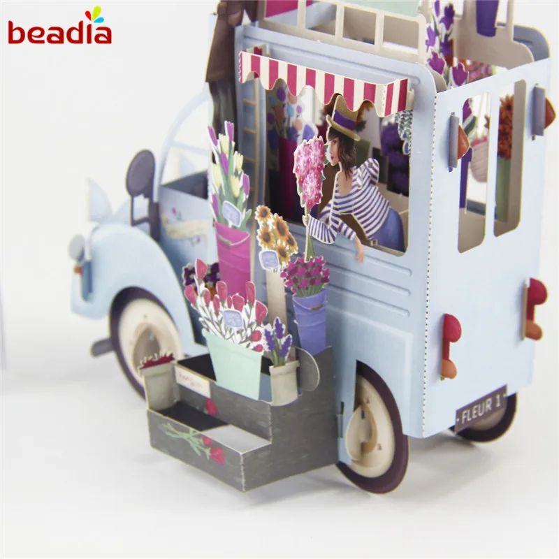 1 Pcs Di Carta Romantico 3D Laser Pop Up Biglietti D'Auguri Regalo Di Compleanno Fai Da Te Carte Cartoline Di Auguri Fiore Del Paio Di Biglietti D'Inv