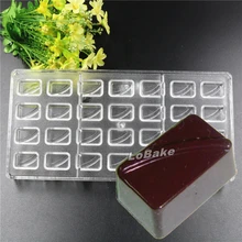 28 полостей специальная Прямоугольная форма кубика льда полиэтилен пе пластиковая прозрачная форма шоколада для DIY принадлежности для выпекания