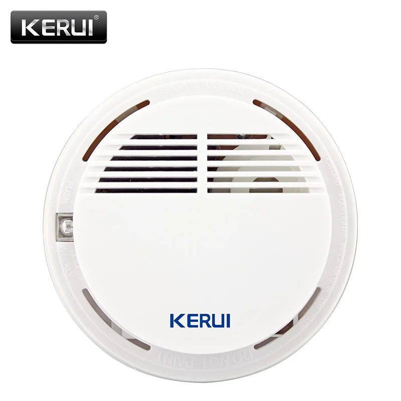 KERUI 2 шт. беспроводной охранной сигнализации Дым пожарный детектор/сенсор для