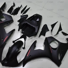 YZF R6 2003-2005 обтекатель Наборы YZF600 R6 2003 обтекатель для YAMAHA YZFR6 04 05 материя черный обтекатель для мотоцикла