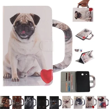 

3D Printer PU Leather Silicon Back Smart Stand Tablet Case For Samsung Galaxy Tab E 8.0 T377 SM-T377V T375 Cover Case For T377A