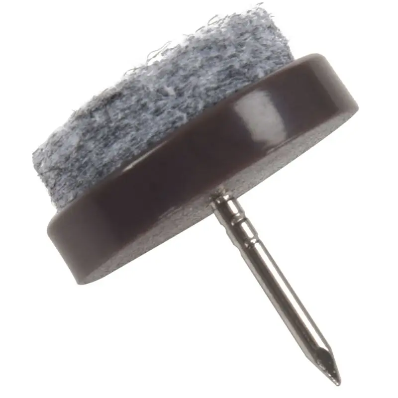 

Table Leg Floor Felt Pad Skid Slide DIY Nail Protector 20mm Dia 100Pcs