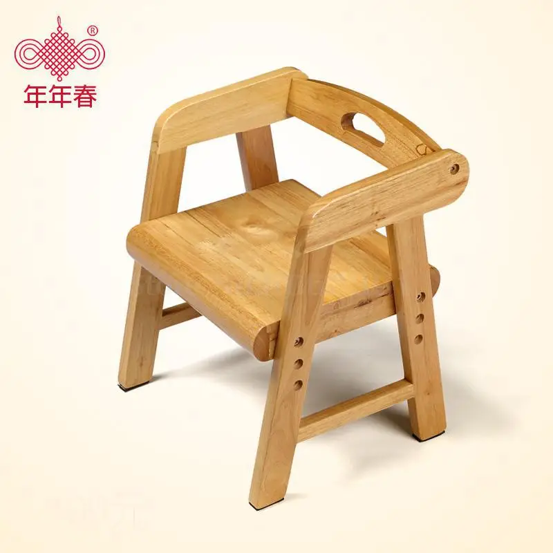 Детский стул ученик начальной школы твердый деревянный стул(кабинетный) бытовой подъемный стул, стул спинки, подлокотник, регулируемый Wo - Цвет: Same as picture 6