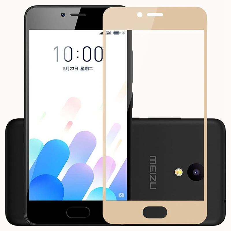 Полное покрытие из закаленного стекла для Meizu M5C M3 M5 M6 Note M3S Mini M3E M5S M3X MX6 Pro 6 7 Plus Металл U20 U10 Защитная пленка для экрана