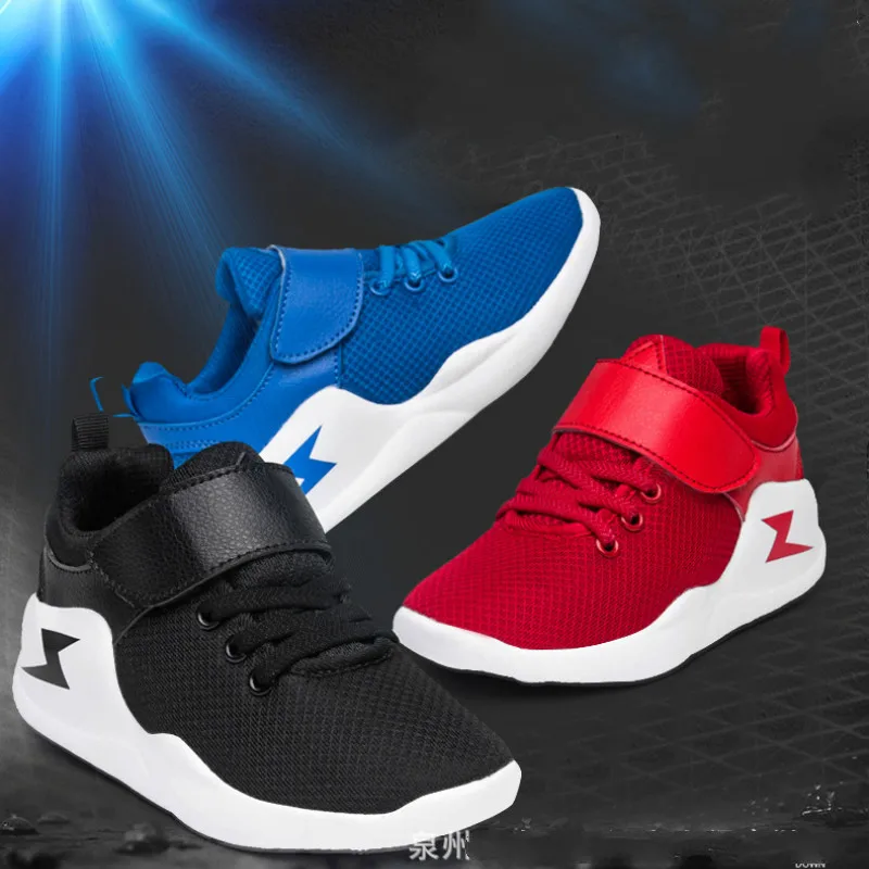 

kids sneakers Spring 2019 breathable mesh sneakers Outdoor skid-proof light shock absorption training boys'shoes size28-38