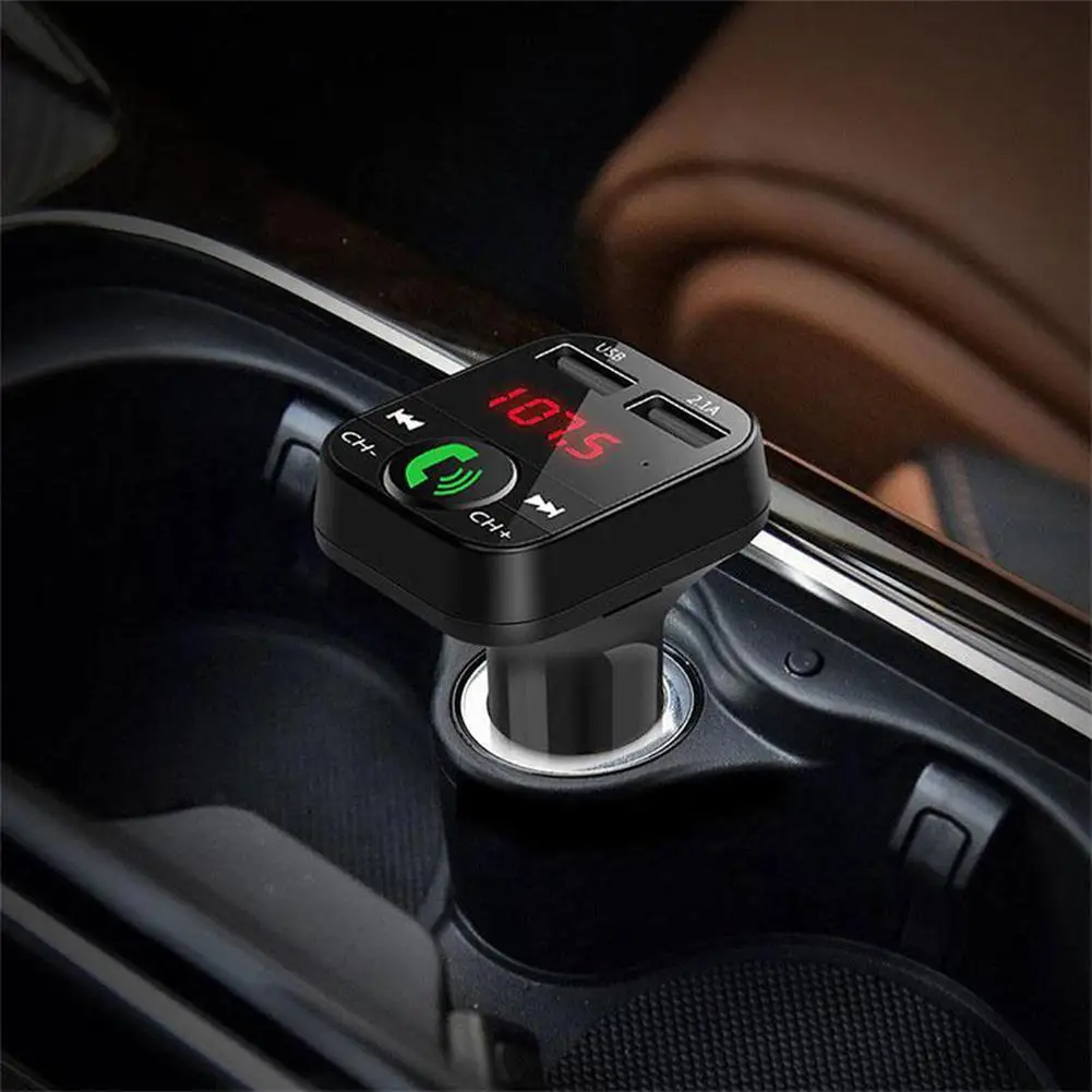Adeeing Bluetooth fm-передатчик Автомобильный MP3 аудио музыкальный плеер двойной USB Радио модулятор Автомобильный комплект автомобильные аксессуары Авторадио динамик