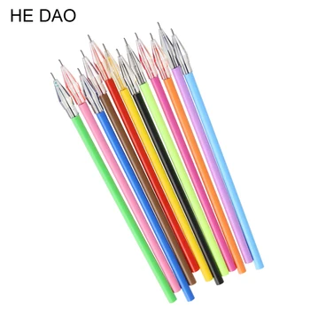 

12 Pcs 0.38mm Cute Candy Color Slim 12 Colored Gel Pen Ink Marker Pen School Office Supply Escolar Papelaria