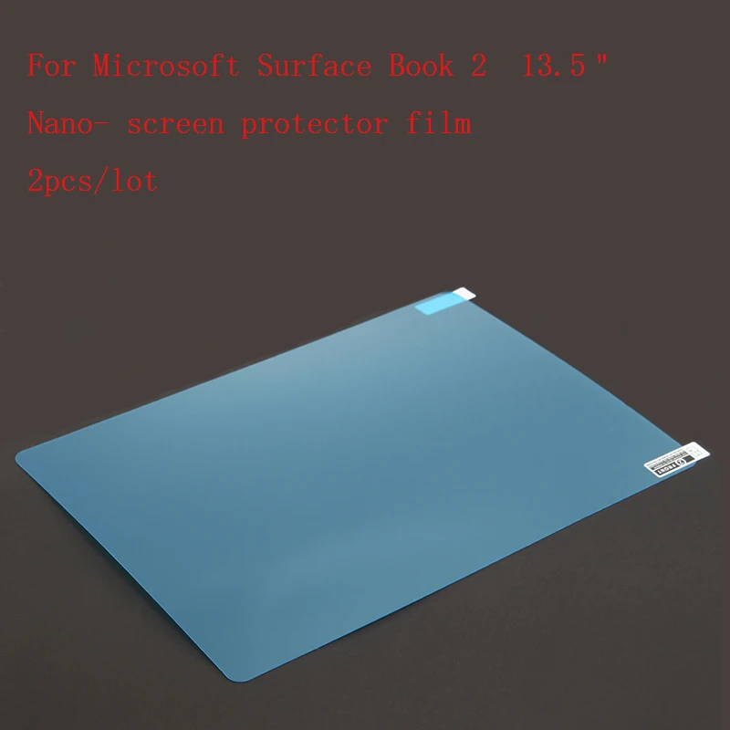 

Nano- screen protector film New HD Nano Anti Shatter Screen Protector Film For Microsoft Surface Book 2 13.5"protective 2pcs/lot