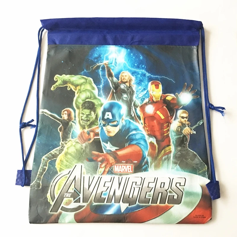 The Avengers Captain America Party Gift Bag Backpack Rope Harness Kids