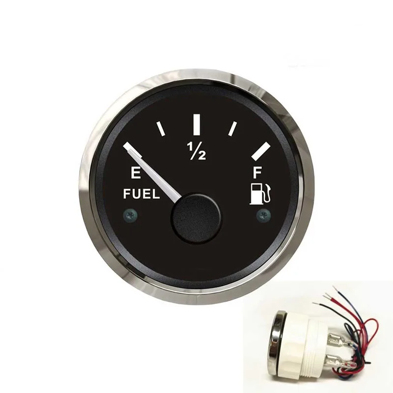 New Universal 12v/24v Boat Truck Car Oil Diesel Fuel Gauge