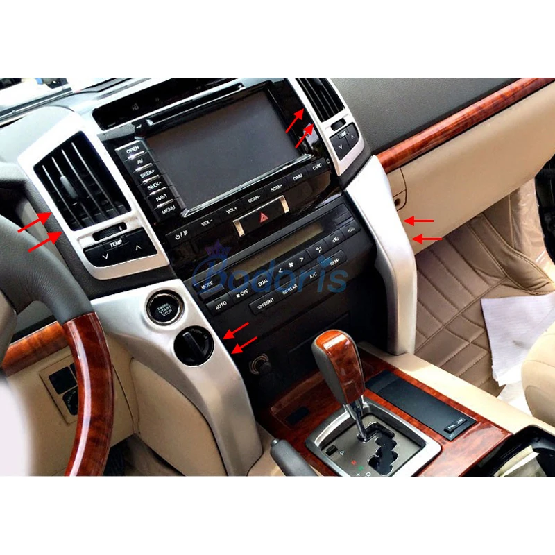 For Toyota LC Land Cruiser 200 2008 2009 2010 2011 2012 2013 2014 2015 Interior Moulding For Toyota LC Land Cruiser 200 2008 2009 2010 2011 2012 2013 2014 2015 Interior Moulding