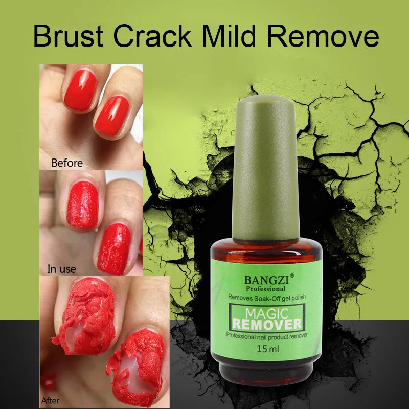 Hot Fashion 2Pcs 15 ML Gel Polish Burst Magic Remover Off Nail Gel Nail Degreaser Cleaner Ba Maquiagem Drop Shipping useful