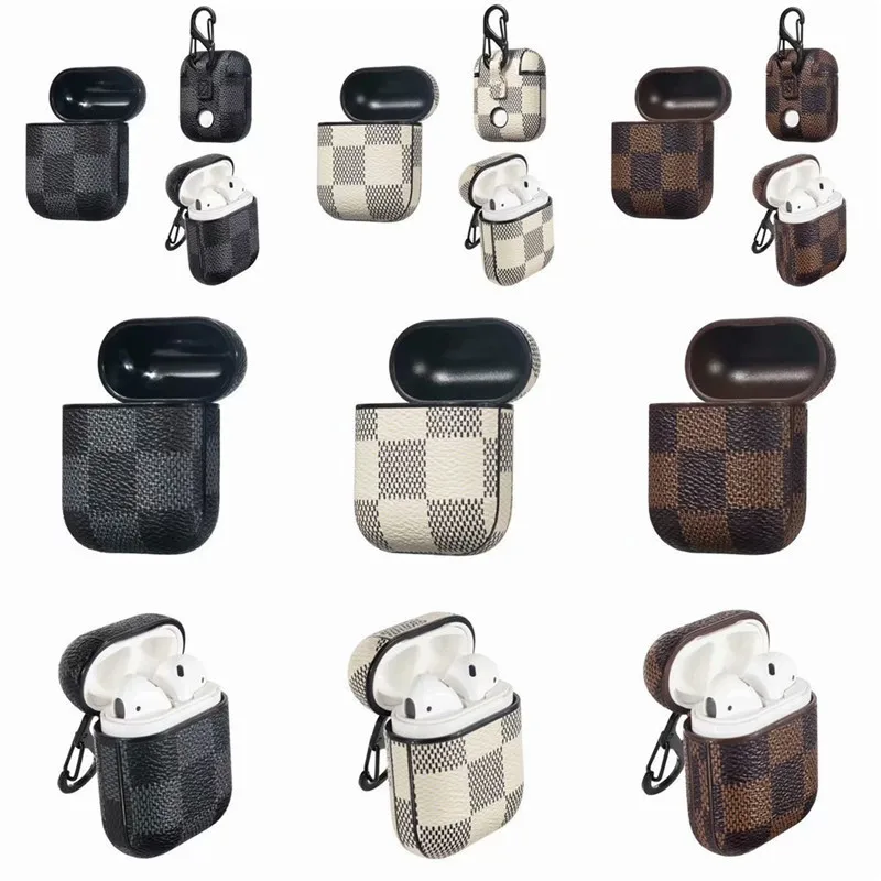 

Earphone Headset Accessories Leather Case for Apple Airpods Cutting-edge Protective Wireless Bluetooth Headset Box Charging Bag
