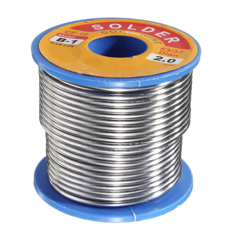Best Price 300g 2.0mm Tin Leaded Rosin Core Solder Soldering Welding Iron Wire Reel 63/37 Solder Wire 55 x 50 mm Flux 2.0%