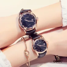 New Famous Brand GUOU Luxury Watch Men Women Fashion Couple Watches 24 hours Clock Lovers Gift Leather Quartz WristWatch relogio New Famous Brand GUOU Luxury Watch Men Women Fashion Couple Watches 24 hours Clock Lovers Gift Leather Quartz WristWatch relogio