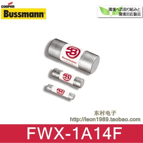 

United States Cooper Bussmann ceramic fuse FWX-1A14F 1A 250V 14 \u0026 times; 51mm