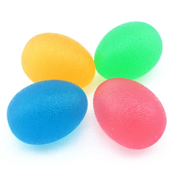 

Silicone Egg Massage Hand Expander Gripper Strengths Stress Relief Power Ball Forearm Finger Exercise Fitness Training Equipment