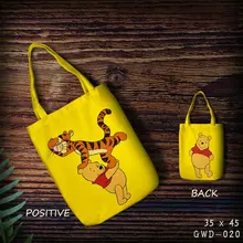 Сумка-тоут с милым медведем из мультфильма, сумка для покупок с защитой окружающей среды, модные женские сумки, сумки-тоут, повседневная сумка на плечо