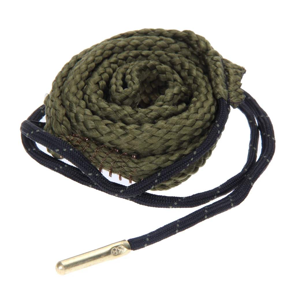 Змеиная веревка для чистки пистолетов 38 Cal. 357 380 Cal & 9mm набор пушек Boresnake Cleaner охоты