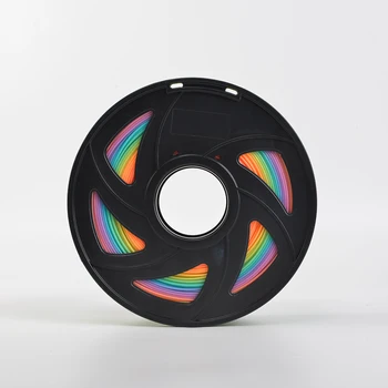 

1kg 3D Printer Filament Rainbow PLA Random Send Rainbow Color 3d Printing Material pla filament 1.75mm 1kg Multicolor Filament