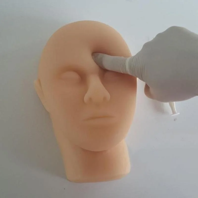 Силиконовая кожа шовная лицевая модель головы медицинская мини-пластическая хирургическая Учебная практика инструменты