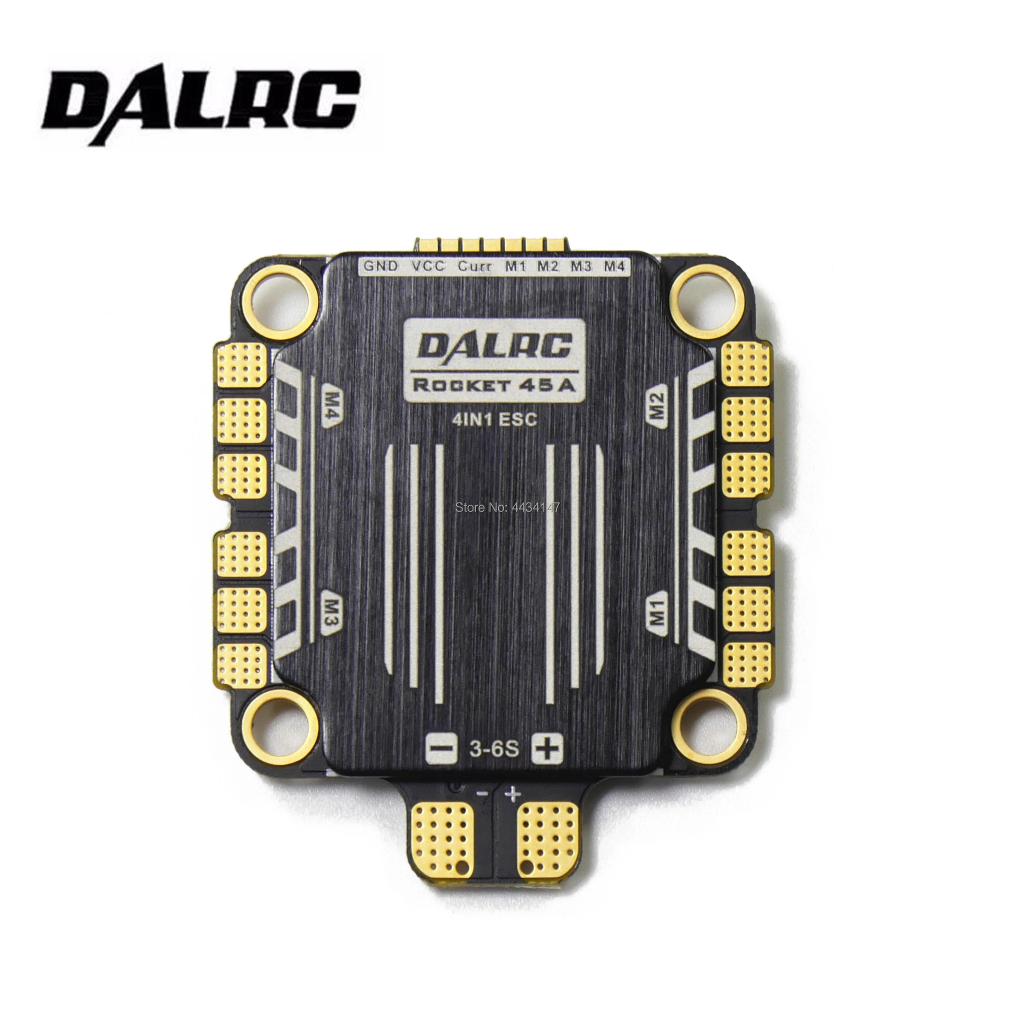 

DALRC Rocket 45A 4IN1 ESC BLheli32 DShot1200 4 In 1 Brushless ESC STM32f051 solution ESC no interference 30.5*30.5mm 4 In 1 ESC