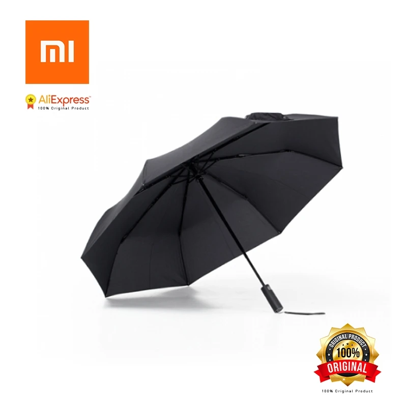 

Original Xiaomi Mijia Automatic Sunny Rainy Umbrella Aluminum Windproof Waterproof UV Umbrella Man woman Summer Winter New