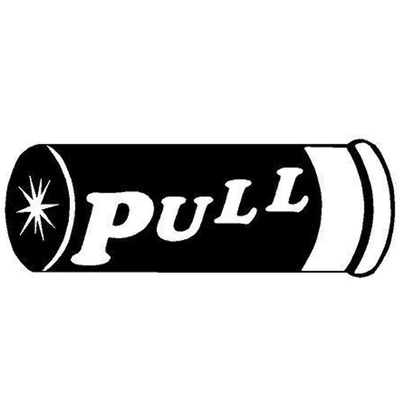 

16*5.7CM PULL Logo Interesting Car Sticker Vinyl Car Styling Rear Tail Accessories Door Side Decal Decoration