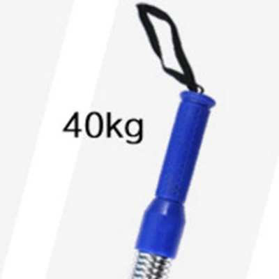 YINGTOUMAN power Twister Bar для укрепления верхней части тела, для тренажерного зала, высококачественные пружины из углеродистой стали и нескользящая пластиковая ручка - Цвет: Синий