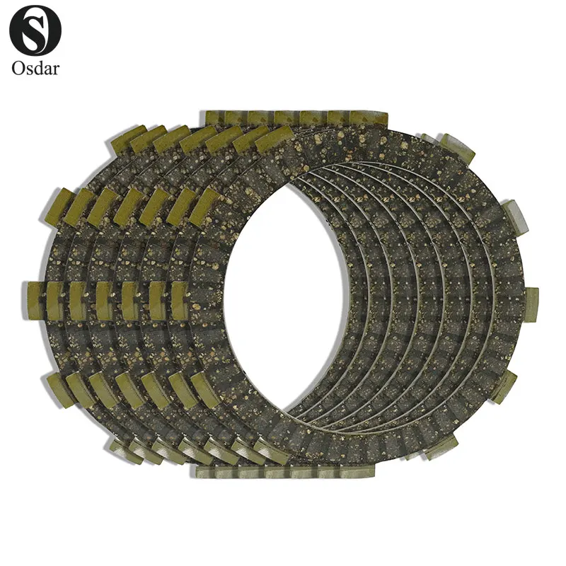 

Motorcycle Clutch Friction Plates Kit For Suzuki RGV 250 90-94 DR 350 90-99 GSX 400 80-87 1989- GS 450 80-81 84-88 GS 500 89-07