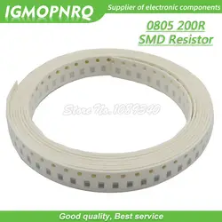 300 шт. SMD 0805 резистор 200 ом Резистор Чип 1/8 Вт 200R Ом 0805-200R