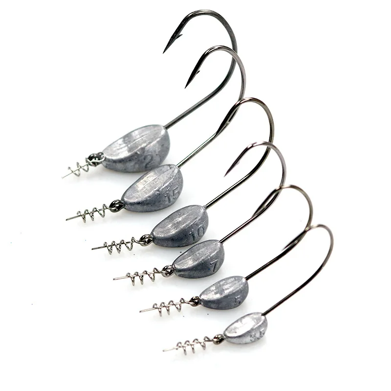 2 шт./лот стакан Jig Head 3.5g 5g 7 г 10 1 18g 21 head свинцовые рыболовные грузила приманка
