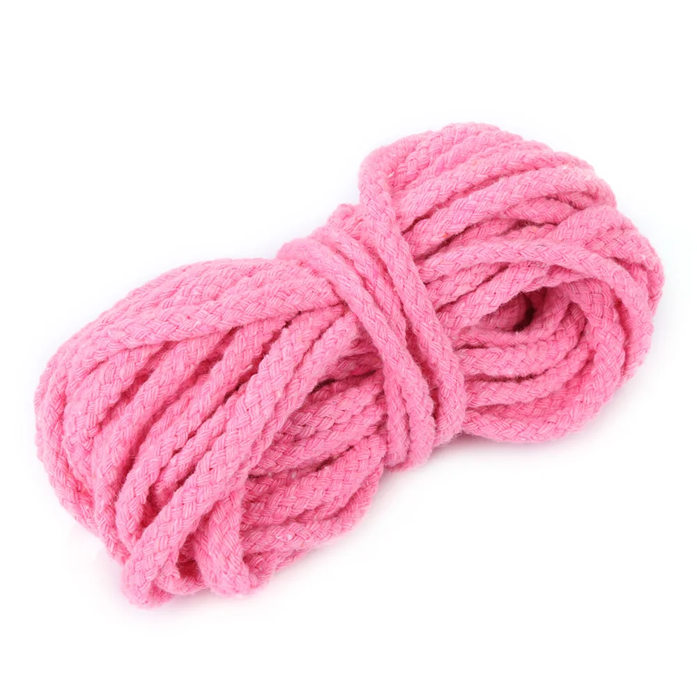 

10m/Roll Cotton Rope Craft Decorative Twisted Cord Rope For Handmade Decoration DIY Lanyard Ficelles Couleurs Colors Thread Cord