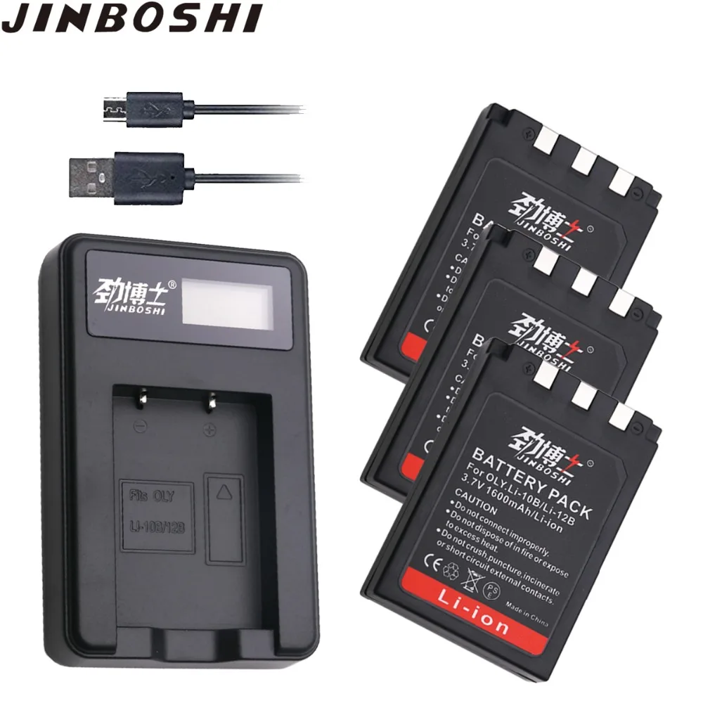 

3X Li-10B Li-12B Li10B Li 10B 12B Battery+USB Single Charger for Olympus C-50 C-60 C-70 C-470 C-760 C-765 C-770 C-5000 C-7000