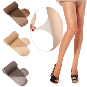 

2020 New Sexy Ultra-thin Nylon Tights Stretchy Stockings Female Pantys Women 15D Breathable Tights Tear-resistant Pantyhose