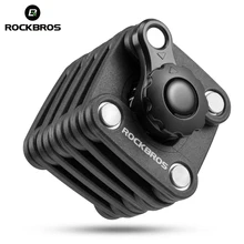ROCKBROS велосипедные противоугоные мини цепи блокировки складной-замок гамбургu-замок велоспортные замки 4 цветов