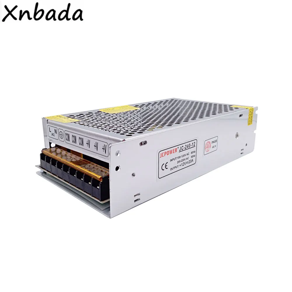 DC12V 1A 2A 3A 5A 6.5A 8.5A 10A 15A 20A 30A 40A 50A 60A трансформаторы светодиодный драйвер Мощность адаптер переключатель Питание