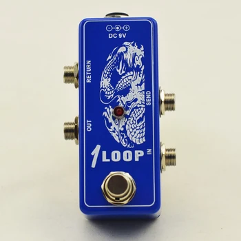 

True-Bypass Looper Effect Pedal Guitar Effect Pedal Looper Switcher true bypass guitar pedal Mini Blue Loop switch